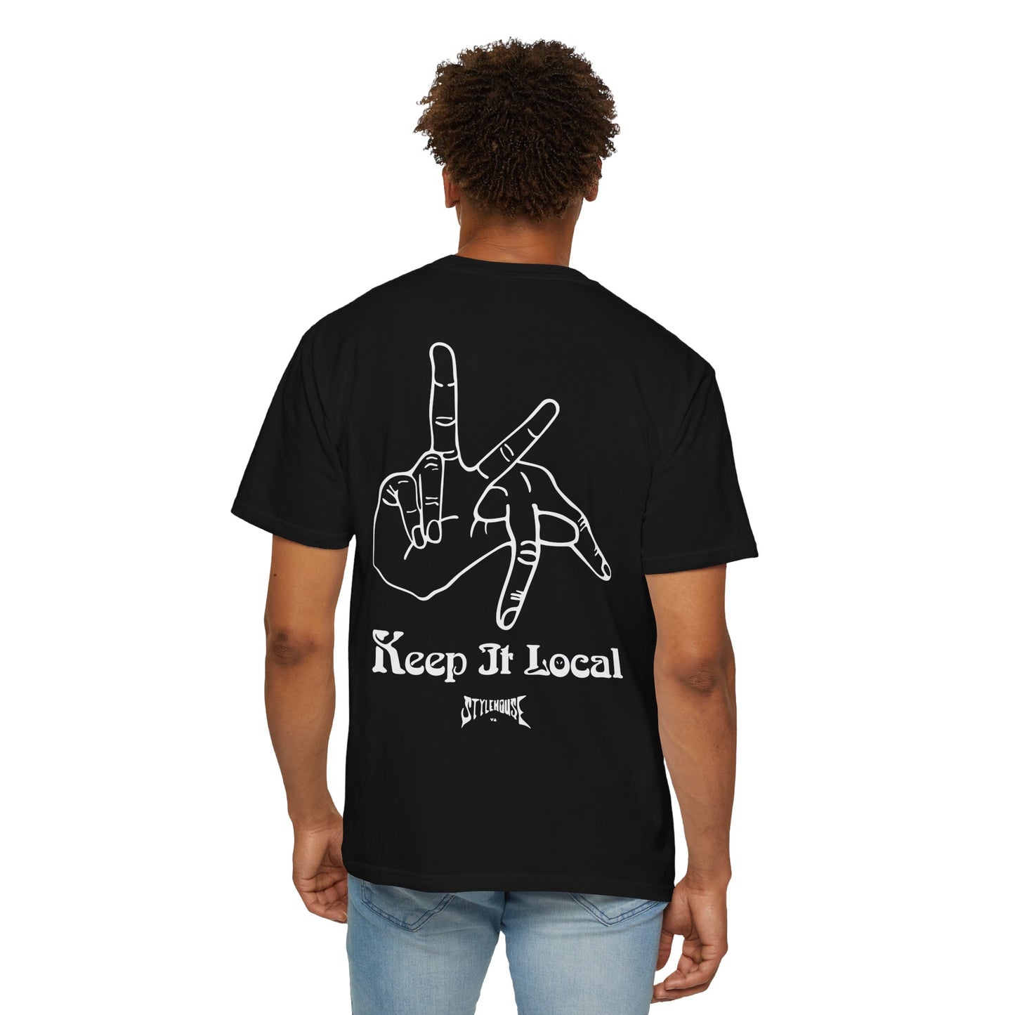 Keep It Local (White graphic)