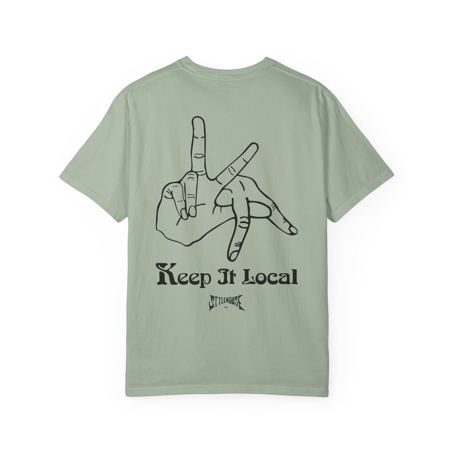 Keep It Local (black graphic)
