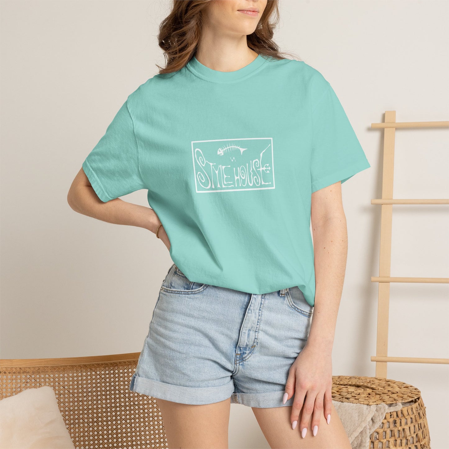 Teal Summer Logo Tee