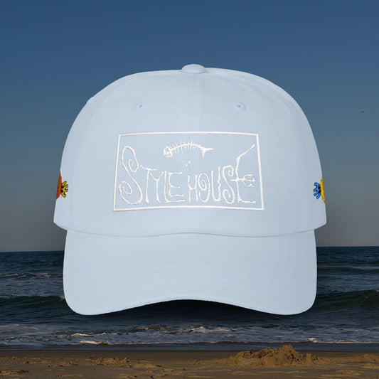 zAll-Over Embroidered Beach Cap