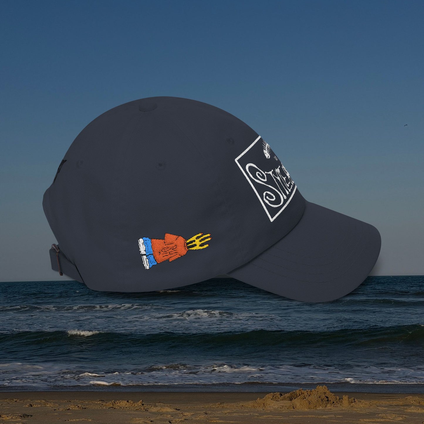 zAll-Over Embroidered Beach Cap