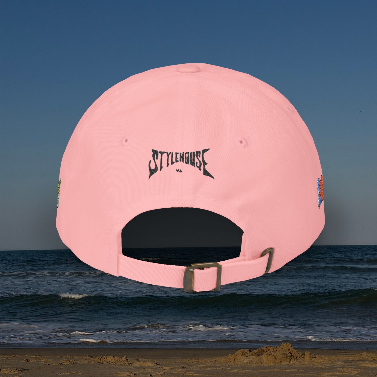 zAll-Over Embroidered Beach Cap