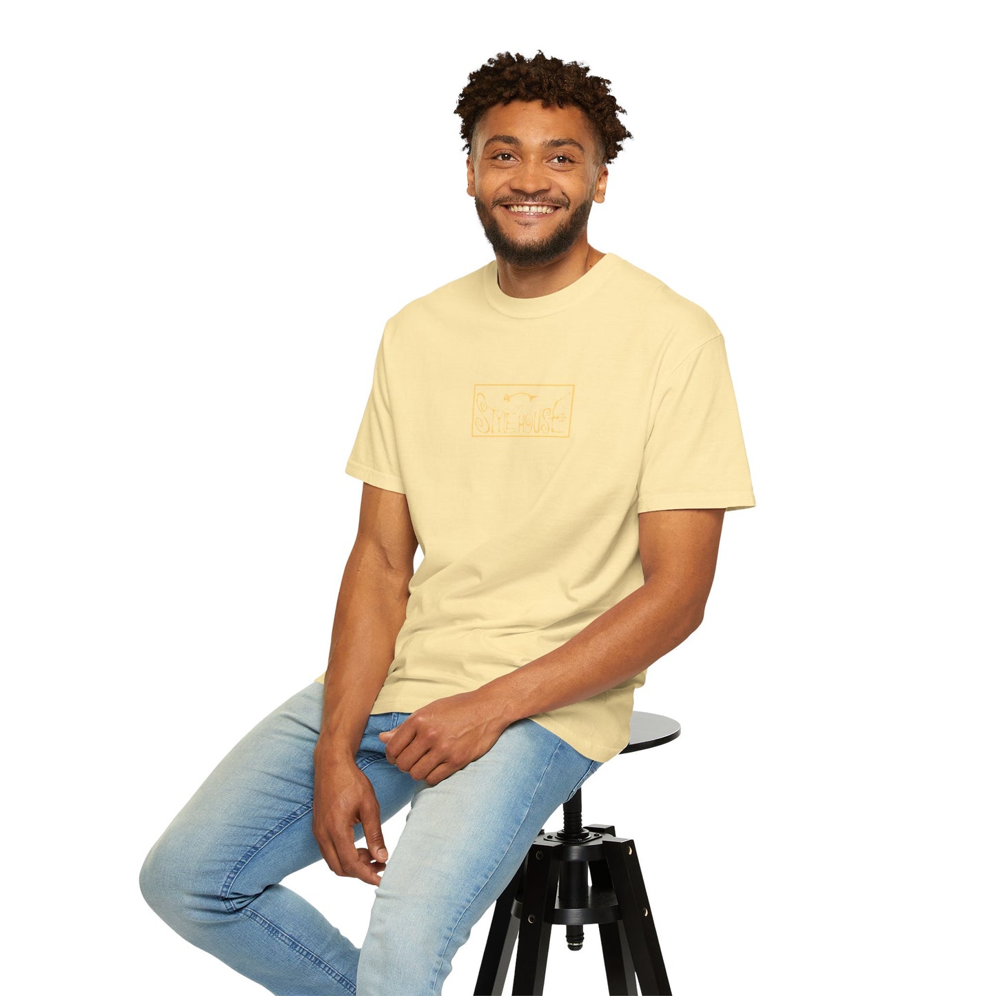 Saggy Swaggy Graphic Tee (yellow)