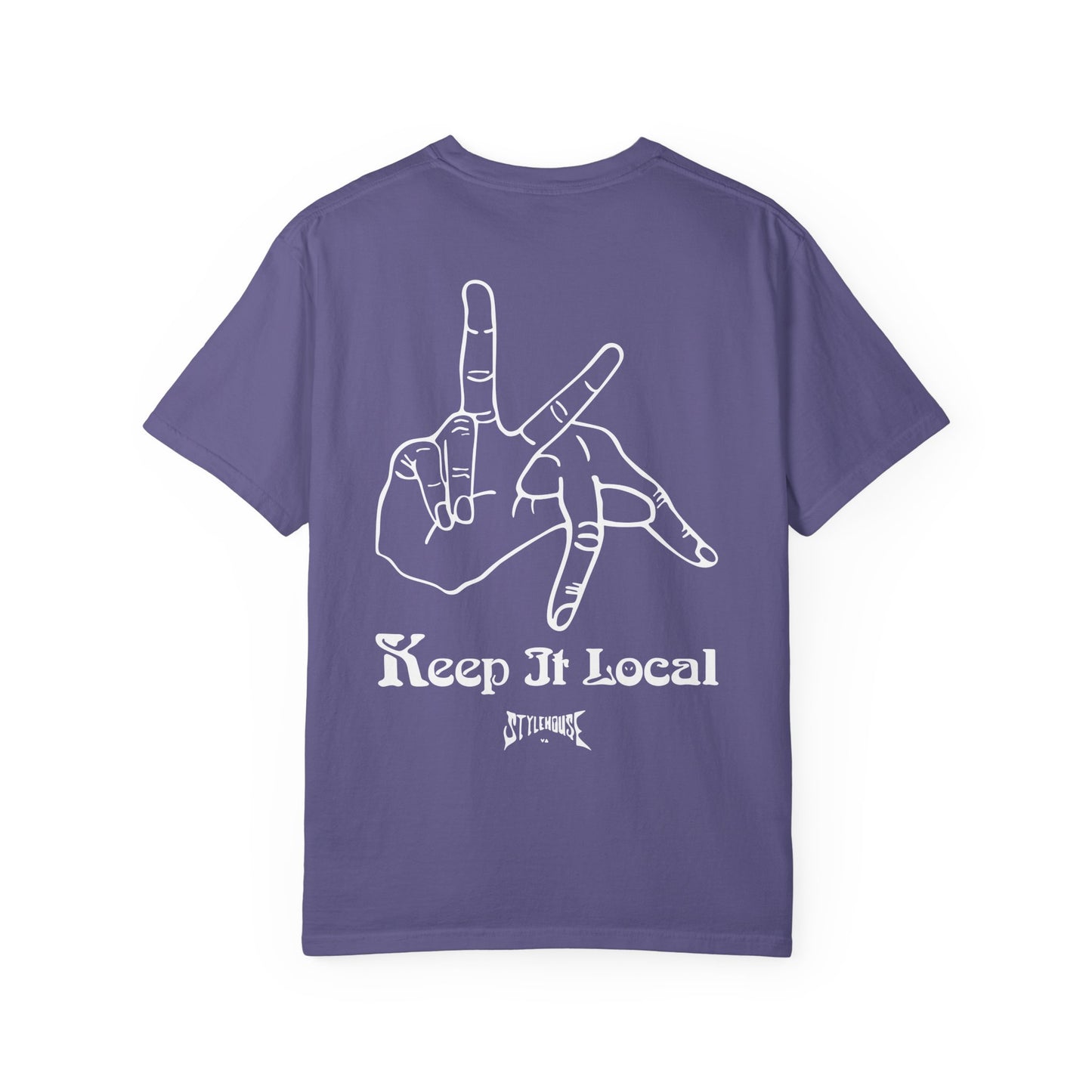Keep It Local (White graphic)