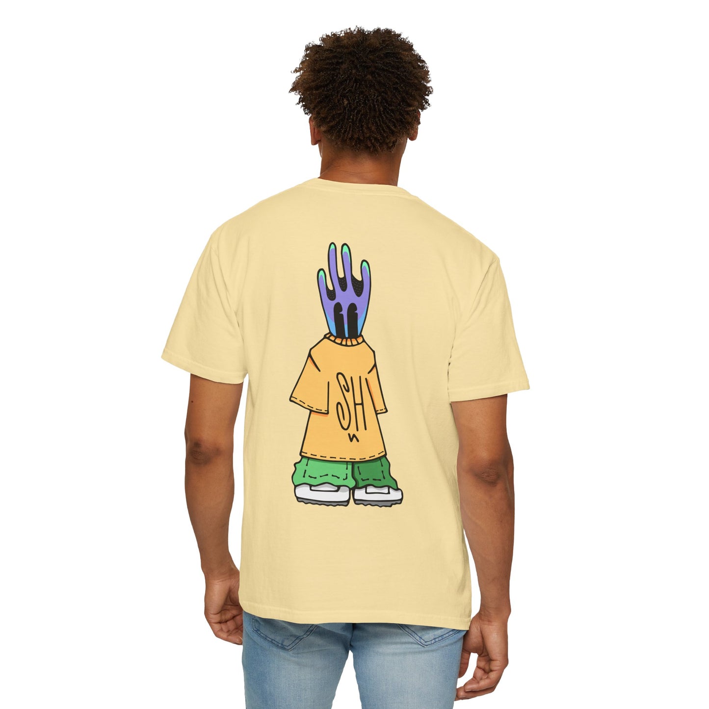 Saggy Swaggy Graphic Tee (yellow)