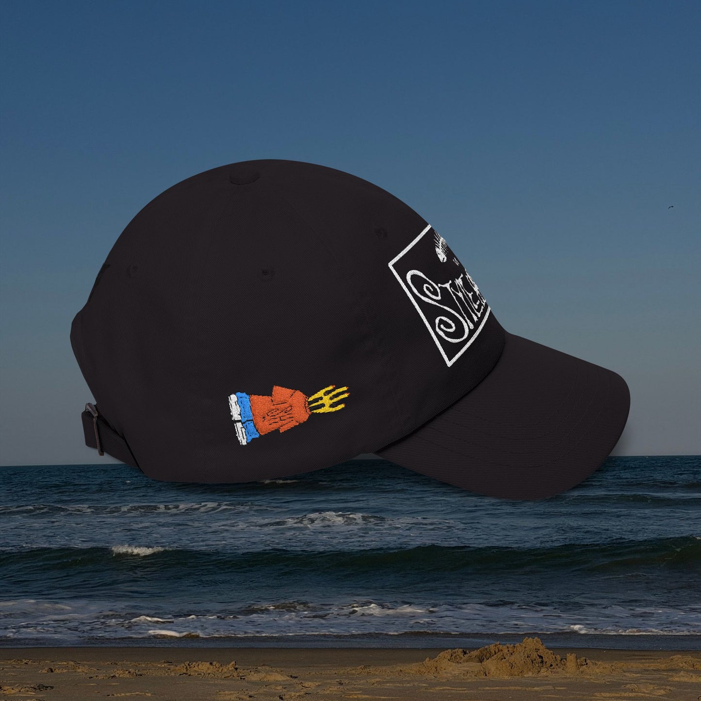 zAll-Over Embroidered Beach Cap